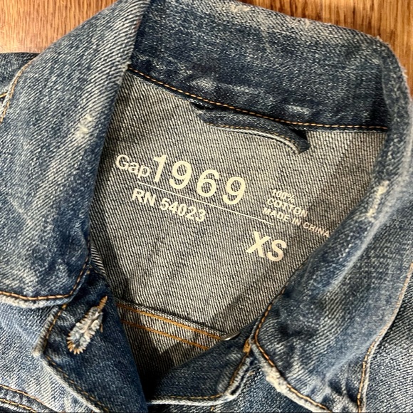 GAP 1969 Jean Denim Jacket Womens XS Excellent Condition - Picture 8 of 9